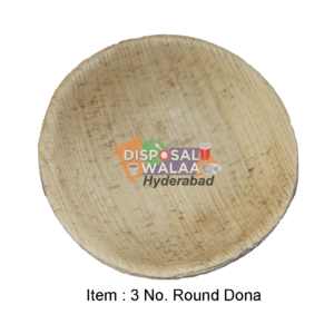 3 No. AREKA Round Dona – 100 Pcs