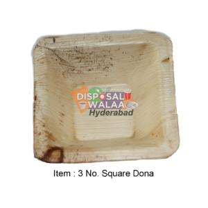 3 No AREKA Square Dona – 100 Pcs